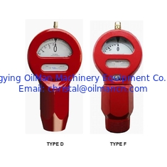 Typ D Modell 7 Schlammpumpen-Druckmessgerät 2"LPT Fig.1502 Männliche Verbindung 0-6000 psi