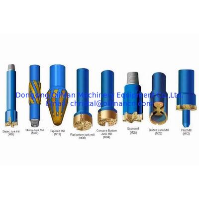 API 7-1 Downhole Milling Tools Flat Bottom Milling Shoes Tapered Mill
