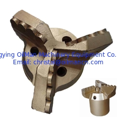 3 Klingen Schritt Typ 6-1/2 "Wolframkarbid Diamant PDC Drag Bit für das Bohren von Gestein