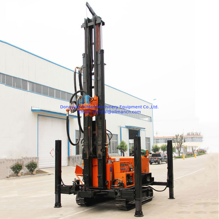 200m tief Crawler Down The Hole mobile Bohrloch Wasser Brunnenbohrmaschine zum Verkauf