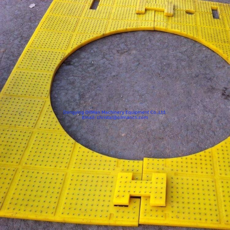 Bohrflächenmatten gegen Rutsch Ölbohrflächen Sicherheitsmatten Made in China